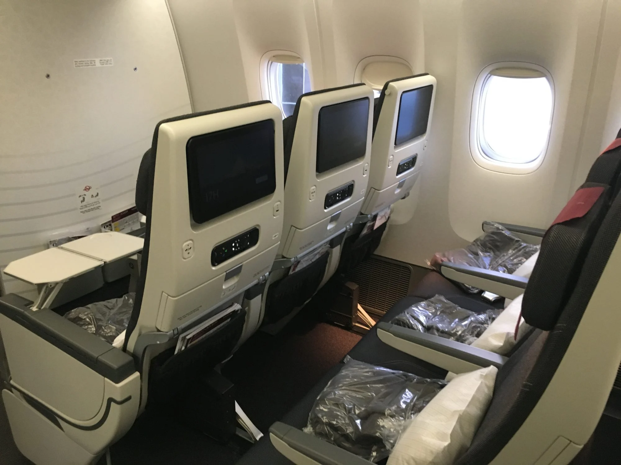 The armrest is settled. Say it out loud.