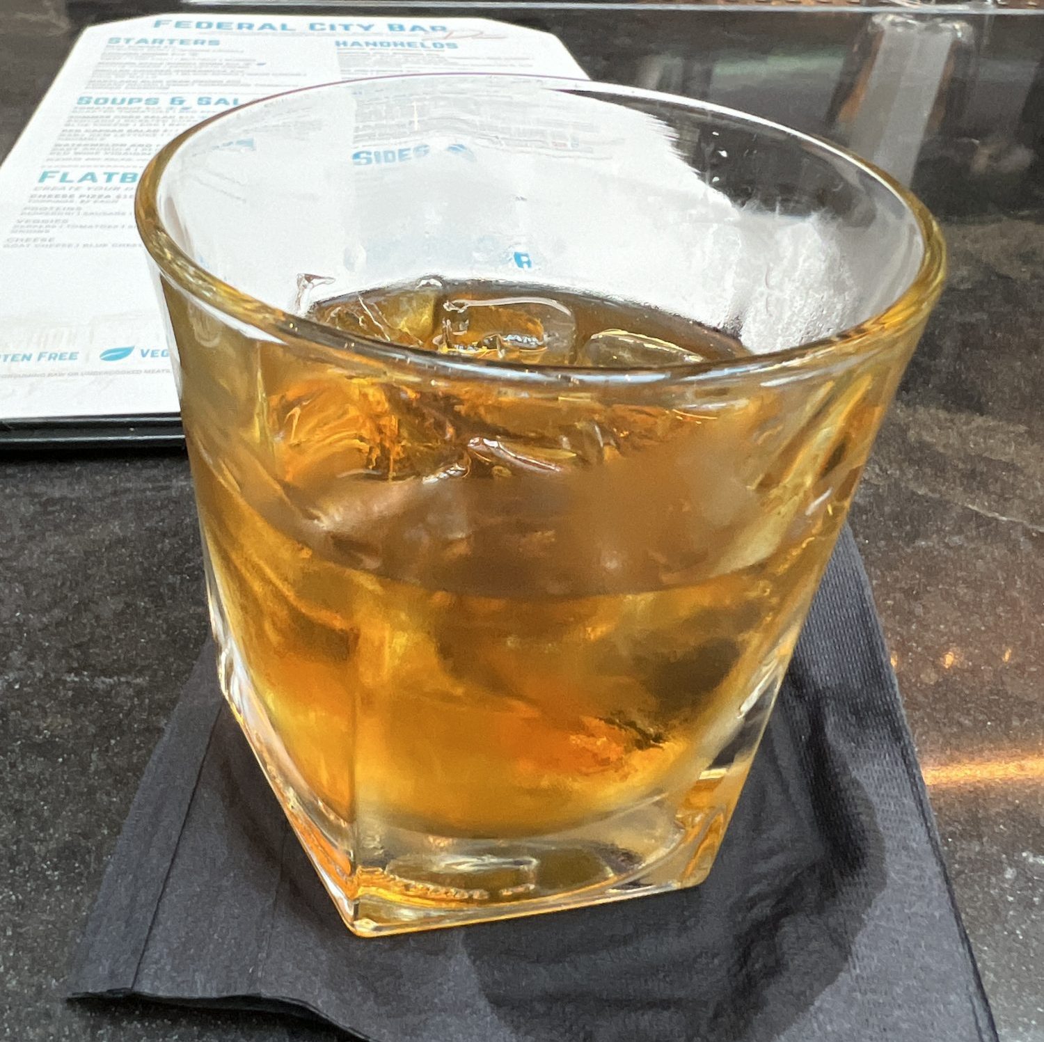 Two drinks before boarding is not a punishment